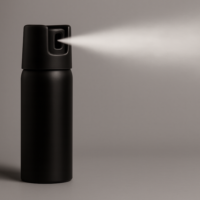 Pfefferspray Nebel Fog Sprühbild