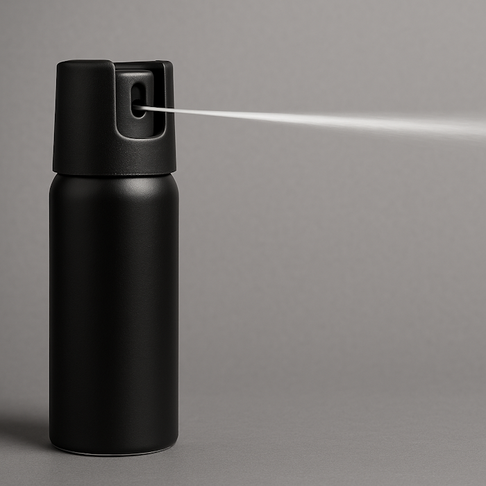 Pfefferspray Strahl Jet Sprühbild
