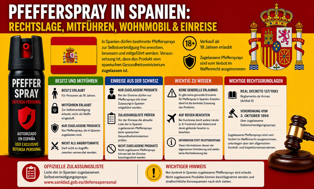 Pfefferspray Spanien