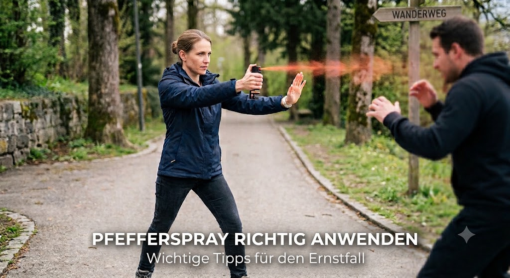 Pfefferspray richtig anwenden