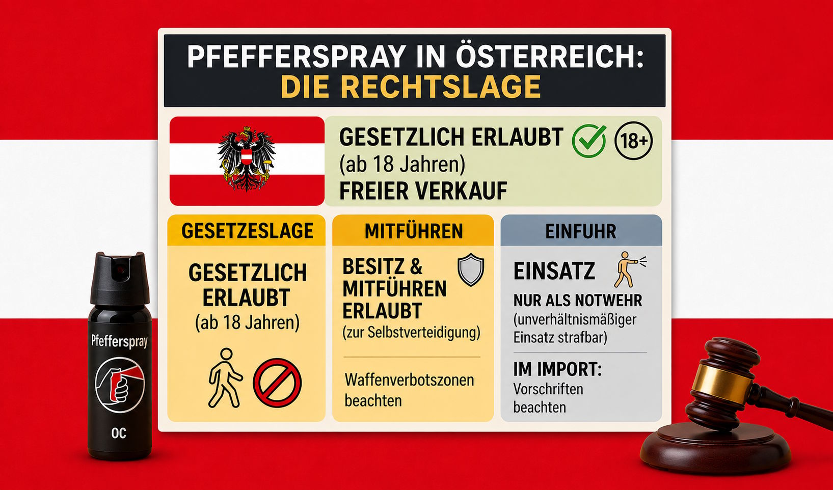 Pfefferspray Österreich